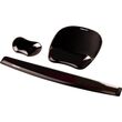 Fellowes CRYSTAL mouse and wrist pad gel, black