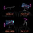 GIGABYTE MO27Q2 27" OLED QHD Gaming Monitor - 2560 x 1440, 240Hz, 0.03ms, 250 cd/m², Display HDR True Black 400, HDMI 2.1, Displayport 1.4