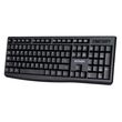 Activejet K-3803SW Keyboard wireless battery powered by 1x 1.5V AAA black
