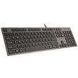 A4Tech KV-300H keyboard USB QWERTY Black, Grey