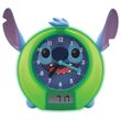 LEXIBOOK English Disney Stitch Storytelling educational clock and lights