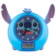 LEXIBOOK English Disney Stitch Storytelling educational clock and lights