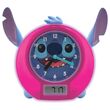 LEXIBOOK English Disney Stitch Storytelling educational clock and lights