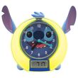 LEXIBOOK English Disney Stitch Storytelling educational clock and lights