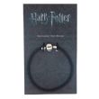 THE CARAT SHOP Harry Potter black leather charm bracelet