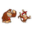BANDAI Super Mario Bros assorted About surprise chara magnet 6cm