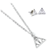 THE CARAT SHOP Harry Potter Deathly Hallows necklace and earrings set