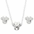 PEERS HARDY Disney Minnie Set necklace + earrings silver
