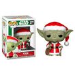 FUNKO POP figure Star Wars Holiday Santa Yoda