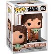 FUNKO POP figure Star Wars Mandalorian 9 Peli Motto with Grogu