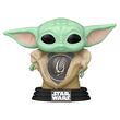 FUNKO POP figure Star Wars The Mandalorian Din Grogu with Armor