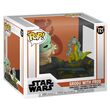 FUNKO POP figure Deluxe Star Wars The Mandalorian Grogu with Frog