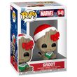FUNKO POP figure Marvel Groot with Present