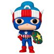 FUNKO POP figure Marvel Captain America Holiday