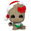 FUNKO POP figure Marvel Groot with Present