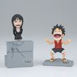 BANPRESTO One Piece Luffy & Nico Robin World Collectable figure 10cm