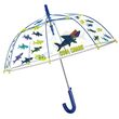 PERLETTI Cool Shark transparent automatic umbrella 45cm