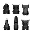 MAESTRO MR-660 6-in-1 USB hair clipper set