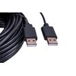 UNITEK Y-278 USB cable USB 2.0 10 m 2 x USB A USB A Black