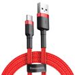 Baseus CATKLF-U09 mobile phone cable Black, Red 3 m USB A USB C