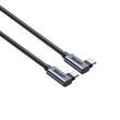 UNITEK C14147ABK01-0.5M - USB C 90°/90° PD 100W M/M 1M