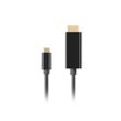 LANBERG CABLE USB-C(M)->HDMI(M) 1M 4K 60HZ BLACK