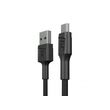 Green Cell KABGC23 USB cable USB 2.0 0.3 m USB A Micro-USB B Black