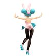 FURYU Hatsune Miku Bicute Bunnies Hatsune Miku Wink Pearl Pink figure 30cm