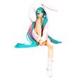 FURYU Hatsune Miku Hatsune Miku Rabbit Ear Hood Pajama Noodle Stopper figure 14cm