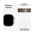 Apple Watch Ultra 2 GPS + Cellular 49mm Natural Titanium Case with Natural Titanium Milanese Loop (L