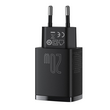Baseus Compact Quick Charger Type-C/USB 20W Black