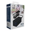 Gembird TA-UC-2A2C-PD65-01-BK mobile device charger Laptop, Smartphone Black AC Fast charging Indoor