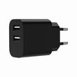 Gembird TA-UC-2A12-01-BK mobile device charger Universal White AC Indoor