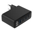 Gembird TA-UC-PDQC100LCD-01-BK mobile device charger Laptop, Smartphone Black AC Fast charging Indoor