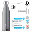 WATER REVOLUTION Water Revolution Black water bottle 500ml