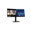 Lenovo ThinkVision P34w-20 LED display 86.7 cm (34.1") 3440 x 1440 pixels Wide Quad HD Black
