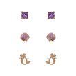PEERS HARDY Disney The Little Mermaid Set 3 pairs of earrings