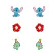 PEERS HARDY Disney Stitch Set 3 pairs of earrings silver