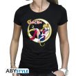 T-Shirt Sailor Moon Donna L Black