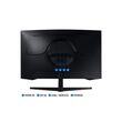 Samsung S32CG552EU computer monitor 81.3 cm (32") 2560 x 1440 pixels Quad HD LED Black
