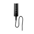 Black sonic electric toothbrush HX702