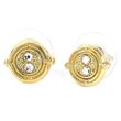 THE CARAT SHOP Harry Potter Time Turner gold plated stud earrings