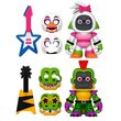 FUNKO POP pack 2 figures Five Nights at Freddys Montgomery Gator and Glamrock Chica