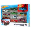 MATTEL Hot Wheels blister 10 assorted cars