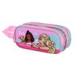 KARACTERMANIA Barbie Pets 3D double pencil case