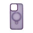 Vivid Magsafe Ring Stand PC Case Apple iPhone 15 Pro Max Purple