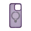 Vivid Magsafe Ring Stand PC Case Apple iPhone 15 Pro Max Purple
