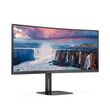 AOC V5 CU34V5C/BK LED display 86.4 cm (34") 3440 x 1440 pixels Wide Quad HD Black
