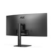 AOC V5 CU34V5C/BK LED display 86.4 cm (34") 3440 x 1440 pixels Wide Quad HD Black