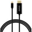SAVIO CL-190 USB-C to HDMI Cable, 30Hz, 1m, plastic